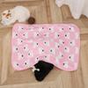 Cobertor para Animais de Estimação Transfronteiriço Estampado Desenho Animado Cobertor de Veludo Coral Cão Gato Cobertor para Soneca Atacado Pontual Cama para Animais de Estimação