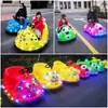 Centro Comercial Coche de Choque a Batería Infantil Estación de Coches Puesto de Mercado Nocturno Coche Luminoso Parque Infantil Coche de Juguete Doble Eléctrico