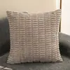 Cojín Decorativo Estilo Ins de Shengdu, Cojín de Cama, Doble Cara de Pana, Soporte Lumbar para Oficina, Funda de Cojín para Sofá de Color Sólido, Cojín