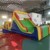 Nueva entrada de barrera inflable grande para terreno castillo inflable tobogán parque infantil Entrada Grande combinación trampolín