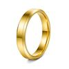 Suministro transfronterizo moda simple anillo de acero inoxidable para hombre de 6MM joyería popular europea y americana fábrica de origen venta al por mayor