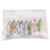 Cebo Señuelo de 8 Colores 6G/10.7Mm Flotante Cuentas Sonajeras Minnow Mejorado Ataque de Tres Ganchos Bajo Señuelo Artificial