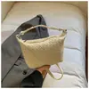 Nova Bolsa Tecida com Padrão Retro Fosco 2025 para Mulheres, Moderna e Versátil, Bolsa de Ombro Super Popular, Bolsa Transversal Casual para o Dia a Dia