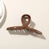 Amazon Transfronteiriço Grande 13cm Presilha Cruzada Simples Temperamento Presilha para Cabelo da Parte de Trás da Cabeça Presilha Tubarão