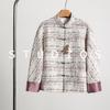 O popular novo estilo chinês nacional de alta qualidade deste ano, design super bonito, estilo de milhares de ouro, casaco de lã para Mulheres, nova roupa de primavera