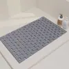 Alfombrilla de Piso para Baño con Patrón de Bambú Estilo Aromaterapia, Alfombrilla de Pie de PVC Impermeable, Secado Rápido y Antideslizante para Ducha
