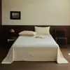 Novo Lençol de Cama Simples de Cor Sólida de Alto Peso Duplo Leite Veludo para Cama de Solteiro Capa de Edredom Grossa Quente de Peça Única