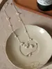 Collar de Campanilla de Viento Perla Gypsophila para Mujer, Collar Largo con Borla en Forma de Y, Cadena de Clavícula de Alta Gama, Cadena para Suéter, Diseño de Nicho