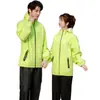 Conjunto de Impermeable y Pantalones de Lluvia Separados para Vehículo Eléctrico, Reparto, Ciclismo, Cubierta Completa Impermeable, Ropa de Seguridad para Pesca, Poncho, Venta al por Mayor