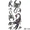 Pegatinas de Tatuaje Impermeables 3D, Pegatinas de Tatuaje Impresas Estéreo, Mariposa, Flor, Animal, Tatuajes al por Mayor en Stock