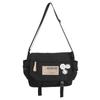 Bolso bandolera para niños y estudiantes bolso bandolera de lona para hombre bolso escolar de gran capacidad para clase bolso de hombro moderno para mujer que combina con todo