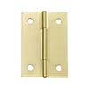 Mini Bisagra Pequeña Dorada de 4 Puntos 6 Puntos Esquina Redondeada Cadena Bisagra de Hierro Apertura Plana Caja de Joyería Bisagra Plegable de Cobre Accesorios de Ferretería Bisagra