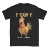 Camiseta de Algodón Transfronteriza Interesante F-Caw-F Pollo Fcaw Ropa Camiseta Unisex Camiseta de Algodón Camiseta de Nueva Llegada