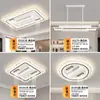 Ventilador Inteligente sin Aspas con Voz, Luz de Techo LED, Paquete Combinado de Luz y Ventilador Silencioso para Toda la Casa, Sala de Estar, Dormitorio, Comedor