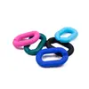 Plástico Acrílico Tacto de Mano Cadena de Color Pintura 24*39 Hebilla de Pegamento DIY Aro Abierto para Saltar Cadena de Bolsa de Joyería Accesorios