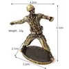 Suporte de Incenso de Liga de Soldado Retrô Artesanato Tecnologia Modelo de Soldado Feito à Mão Peça de Xadrez de Jogo de Tabuleiro Ornamentos Brinquedo Presente