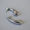 Europeo y Americano Transfronterizo Nicho Diseño Personalidad Exagerado Hueco Latón Chapado en Oro Ángulo Cuerno Largo Gota de Agua Aretes Gone Aretes para Mujer