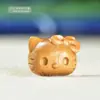 Palo Rosa Esculpido Gato Jingle Sandália Madeira Maciça Pingente Novo Sandália Verde Musgo Katie Wenwan Pingente Chaveiro DIY