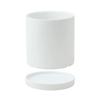 Maceta de Cerámica Roja Sala de Estar Escritorio Suculenta Orquídea Planta Verde Maceta con Bandeja Simple Balcón Retro Transpirable Boca Grande Oro