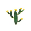 Venta Caliente Transfronteriza Broche Creativo de Cactus Seiko de Alta Calidad Pines Personalizados de Traje de Gama Alta Accesorios