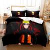 Amazon AliExpress dibujos animados fuego sombra nube ojo rueda de sangre tres piezas impresión digital 3D Ropa de cama rojo neto