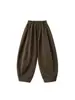 Calça lanterna feminina, nova coleção primavera/outono 2026, tamanhos médio e grande, calça casual larga de algodão, calça longa solta e retrô estilo coreano