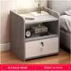 Mesa de Cabeceira Moderna Simples Mini Armário de Armazenamento Quarto Armário de Cabeceira Nórdico Moderno Pequeno Armário