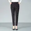Pantalones de Algodón con Inclinación para Ropa Exterior Personalizada para Mujer Color Camel Cálido Cintura Alta Pantalones para Abajo Otoño e Invierno Pantalones Suaves