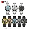 OFNS O'Fannie's Nuevo Reloj para Hombre Multifuncional Deportivo Tres Ojos Seis Manecillas Moda Luminoso para Mujer