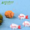 Musgo Micro Paisajismo Dibujos Animados Mini Cesta de Peces Peces Pequeños Decoración DIY Accesorios Acuario Tanque de Peces Paisajismo Pequeños Adornos