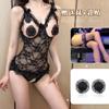 Gato de leite ganancioso Sexy Underwear Lace Tentação Livre Pijama Sexy Virilha Aberta Uniforme Quente Flertando Vestido de Perspectiva Oca