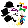 Versión Ampliada Transfronteriza de 58 Accesorios para Fotos para Bodas, Accesorios para Fotos de Bigote para Fiestas Navideñas y Accesorios Divertidos para Fotos de Damas de Honor