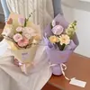 150g Papel para Artesanato, Cartão Rígido, Papel Kraft, Cartão Espesso de Cor Pura, Papel para Embalar Flores, Materiais de Embalagem para Buquês Florais