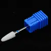 Cabeça de Polimento de Unha Cerâmica em Formato de Degrau de Espiga de Milho, Cabeça de Lixamento para Remoção de Cutícula e Manicure, Acessório Universal para Máquina de Polimento Elétrica