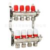Peifeng Barra Principal de 1 pulgada 20 Cabezales 2 a 12 Vías Todo Cobre Forjado de una Pieza Control Automático de Temperatura Colector de Agua para Calefacción por Suelo