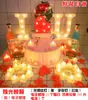 Jantar à luz de velas vela surpresa romântica aniversário do marido aniversário de casamento adereços layout de cena decoração