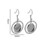 Ganchos Base para Aretes de Acero Inoxidable con Patrones Geométricos Electroplateados al Vacío, Colgantes para Aretes, Marcos Hechos a Mano para DIY