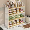 Estante Multicapa para Especias y Tazas de Encimera de Cocina, Organizador de Escritorio, Estante para Snacks de Mesa de Comedor, Portavasos para Sala de Estar