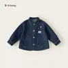 Chaqueta para niño Bangxuan Huzhou Zhili, top holgado para niño pequeño, ropa de otoño para bebé, chaqueta vaquera infantil de color liso