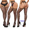 Medias de Rejilla con Tirantes Transfronterizas Alta Elasticidad Pantimedias Sexy sin Entrepierna Malla Fina para Mujer 7528 Tentación Sexy