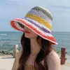 Nuevo Sombrero de Paja de Ala Ancha Versátil para Verano 2026 Hecho a Medida Sombrero de Sol para Playa para Mujeres Estilo Coreano Sombrero de Sombrilla Que Hace que la Cara Parezca Más Pequeña