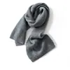 Bufanda Pequeña Cálida de Color Sólido para Otoño e Invierno, Bufanda de Punto Versátil para Pareja y Familia, Bufanda de Cachemir, Protector de Cuello para Mujer
