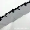 Nova Renda Bordada Solúvel em Água Lantejoulas Renda Código de Barras Renda 7CM de Largura Pequena Saia Estilo Chanel Acessórios de Renda Código de Barras