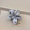 Nuevo Clip de Garra de Flor Fresca Pequeña Sizzy Flor de Huevo Pinza para el Cabello Adorno para la Cabeza Pasador Dulce para el Cabello Pinza de Tiburón para el Cabello