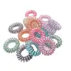 Elástico de Cabelo de Fio de Telefone Corda de Cabeça com Pérolas para Mulheres Corda de Cabelo Grossa Transparente Celebriade Cibernética Contas Celebradas Corda de Cabeça Elástico de Borracha Mori Bobina Elétrica