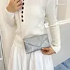 Bolso de sobre de nicho para mujer estilo coreano moda bolso de cadena de un solo hombro cruzado bolso de mano para dama simple lentejuelas bolso de fiesta nocturna para mujer
