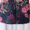 Nuevos tops estampados de estilo chino para otoño para mujeres de mediana edad y mayores, moda para madres, cuello redondo, talla grande, manga larga, camisa fina