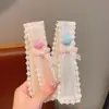 Diadema de Verano Floral con Borde Ancho y Velcro Mágico para Niñas, Parche para Fijar el Cabello de Bebé Diadema