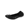 Zapatos tipo rollo de huevo de piel de vaca plegables ultra suaves para el trabajo, otoño 2026, zapatos planos de cuero genuino para mujer con lazo suave y suela blanda