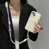 Nova Corda para Celular Diagonal Longa Trançada Corrente para Pendurar Portátil Pendurar no Pescoço Corda Anti-Perda Pingente Multifuncional Tendência